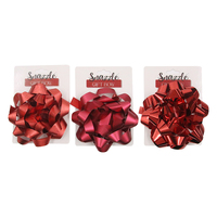 Red Mixed Gift Bow 15cm 