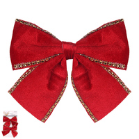 Red Velvet Bow 14cm