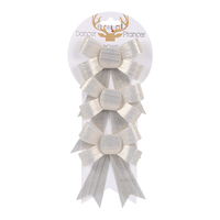 Champagne Bows 12cm Set of 3