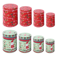 Tin Container Large Set 4, 1pc 2A