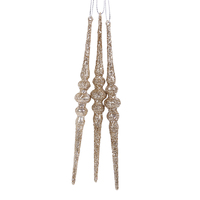 Champagne Icicle 3pc 17cm