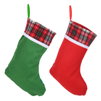 Tartan Cuff Stocking 1pc 2A