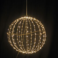Ball LED Light Up Warm White 35cm
