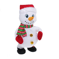 Belly Shaking Snowman 38cm
