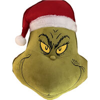 Grinch Head Wall Hanging 70cm