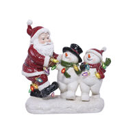 Santa & Snowmen LED