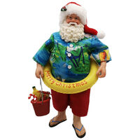 Beach Santa Claus w. Lifebuoy 26cm