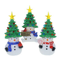 Tree Table Decoration 3 Assorted LED 25cm