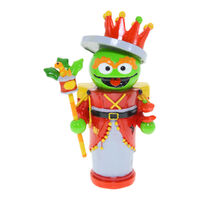 Sesame Street Large Nutcracker Oscar 30cm