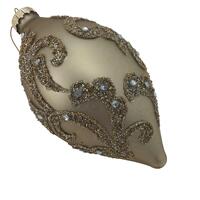Gold Ornate Long Drop Hanging 14cm