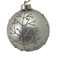 Gold Leaf Ball Hanging 10cm