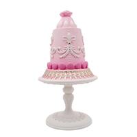 Pink Cake on Pedestal 40cm