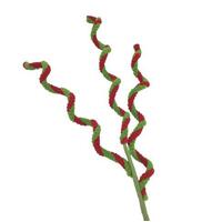 Red Green Swirl Spray 65cm