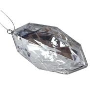 Clear Marquise Cut Ornament 13cm