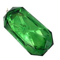 Green Emerald Cut Ornament 14cm