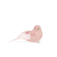 Blush Cordy Clip Bird 12cm