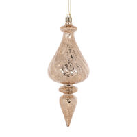 Champagne Mercury Bulb Finial 18cm