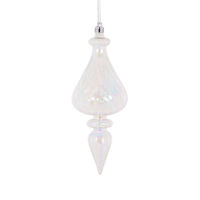 Iridescent Bulb Finial 18cm