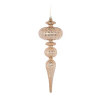 Champagne Mercury Finial 30cm