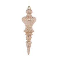 Champagne Mercury Crown Finial 30cm