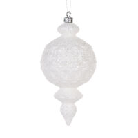 White Aztec Finial 16cm