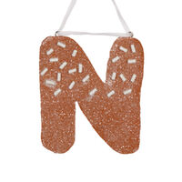 Gingerbread Alphabet - Letter N 12cm