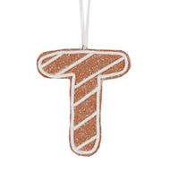 Gingerbread Alphabet - Letter T 12cm