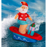 Inflatable Surfing Santa on wave 2.1m