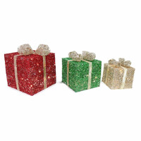 LED Jumbo Presents Set of 3 Twinkle effect