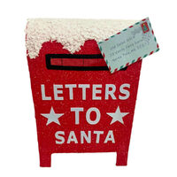 LED Mesh Santa Letter Box 72x46x20cm