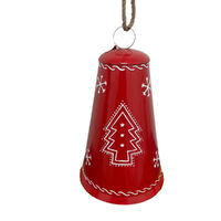 Metal Red Bell Embossed 29cm