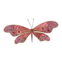 Zara Jewel Butterfly Clip Small Pink 28cm