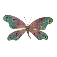 Zara Jewel Butterfly Clip Large Blue 53cm