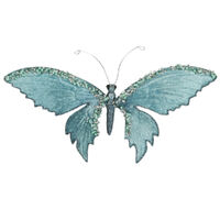 Jamay Velvet Butterfly Blue 19cm