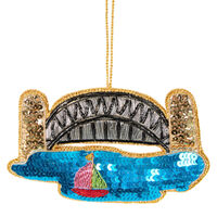 Harbour Bridge Sequin Hanging Decoration 15cm