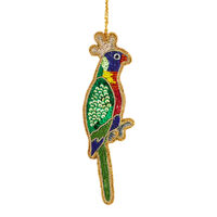 Queen Lorikeet Sequin Hanging Decoration 16cm