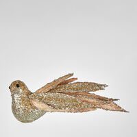 Iska Clip on Bird Champagne 20cm