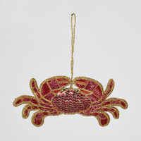 Crabbing Around Sequin Hanging Decoration 12cm