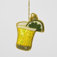 Summer Sundowner Sequin Hanging Decoration 10cm