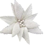 Ivory Poinsettia 50cm