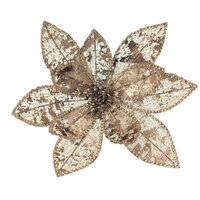 Rose Gold Poinsettia 28cm