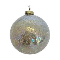 Champagne Ball Hanging 10cm