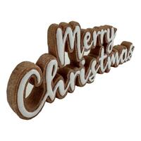 Gingerbread Merry Christmas Sign 30cm