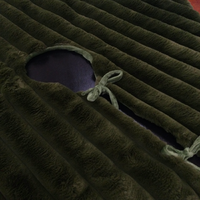 Olive Faux Fur Tree Skirt 150cm