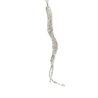 Silver Beaded Icicle 55cm