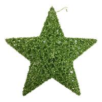 Green Star Hanging 25cm