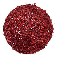 Red Glitter Ball 20cm