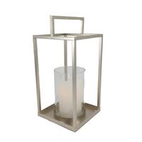Champagne Metal Lantern 31cm