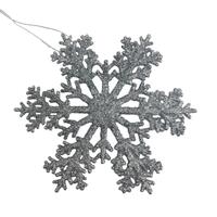 Silver Snowflake Hanging 15cm