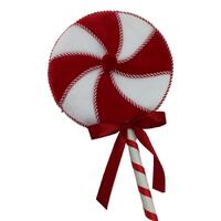 Red White Lollypop 25cm